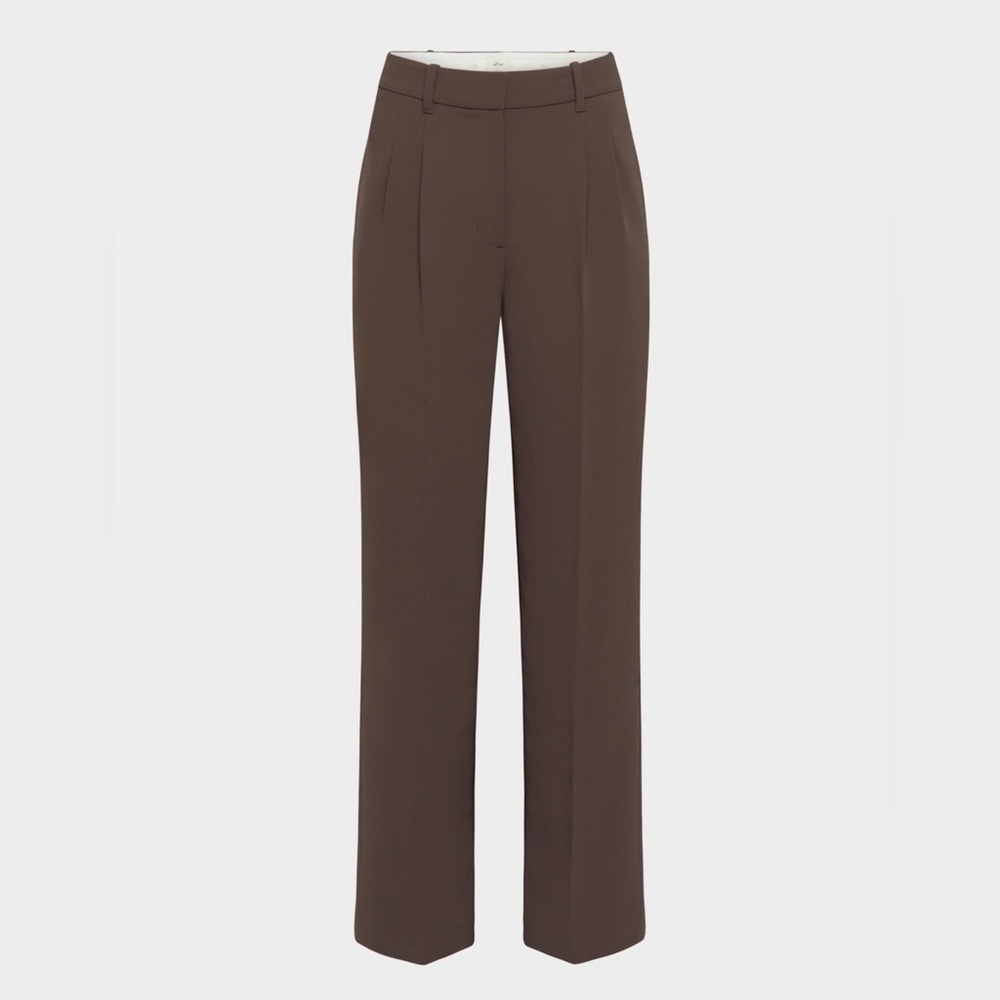 Aritzia The Effortless Pant - Rich Mocha Brown